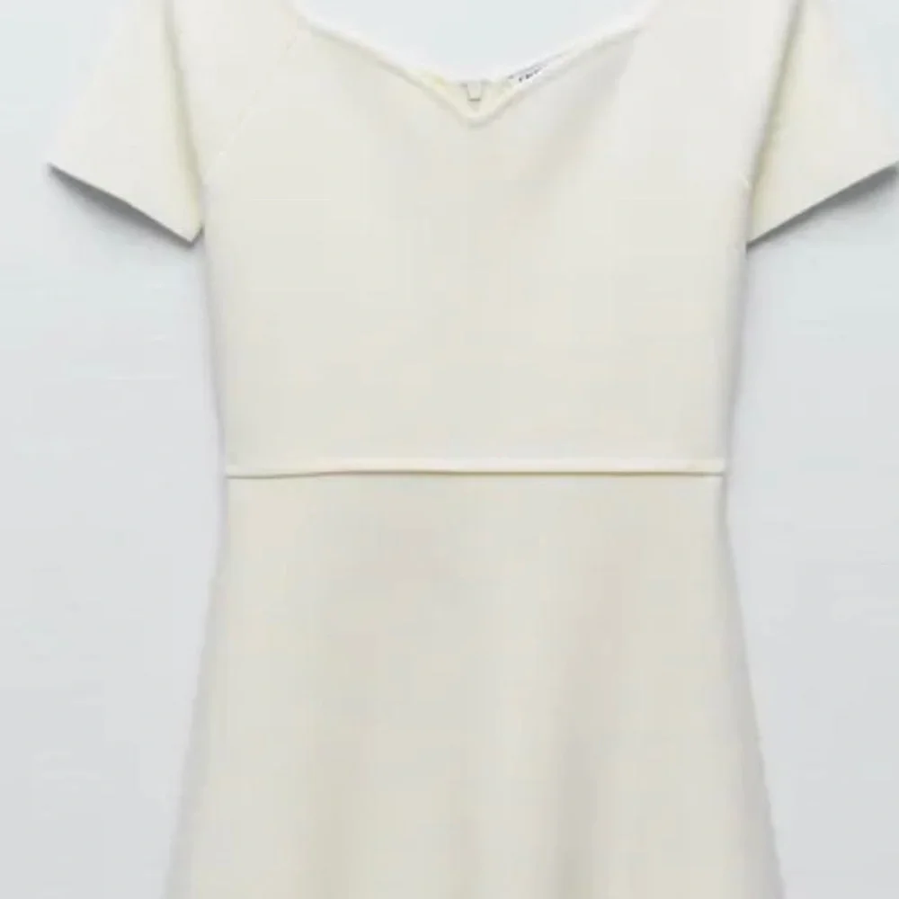 Zara knit white dress/ NWT - Picture 2 of 5